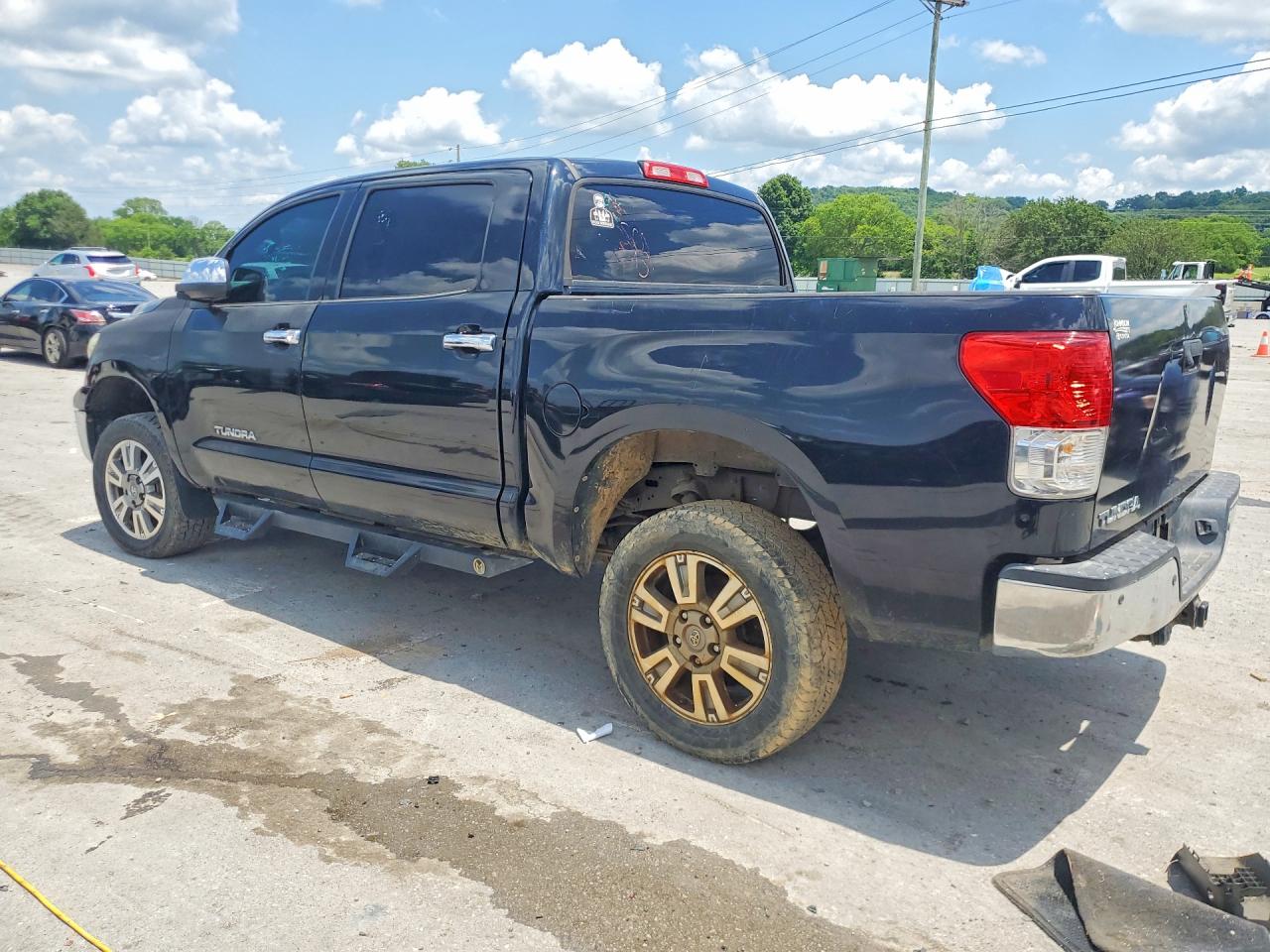 2012 Toyota Tundra Crewmax Limited Черный vin: 5TFHW5F16CX270165