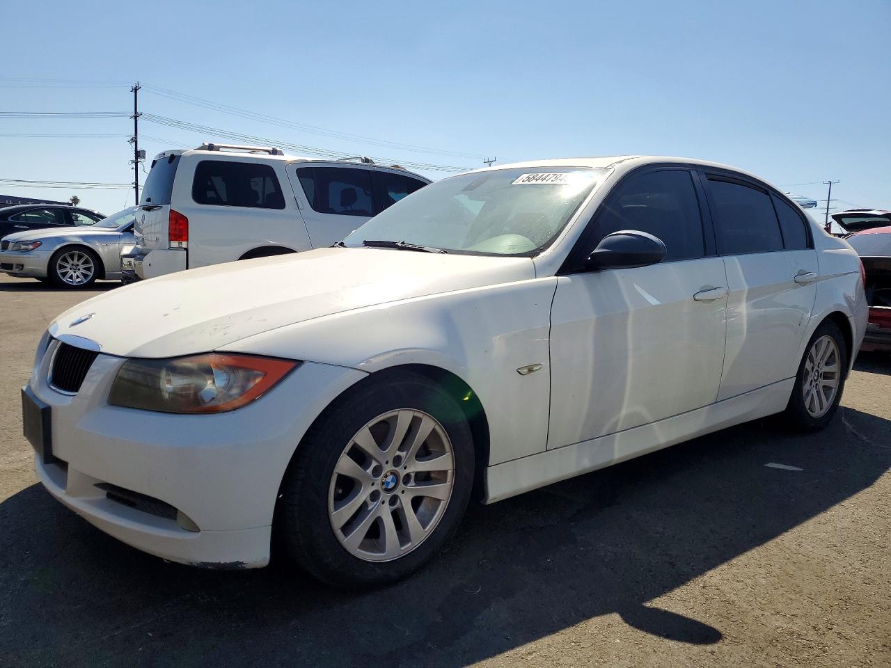 2006 Bmw 325 I White vin: WBAVB13526KX33514