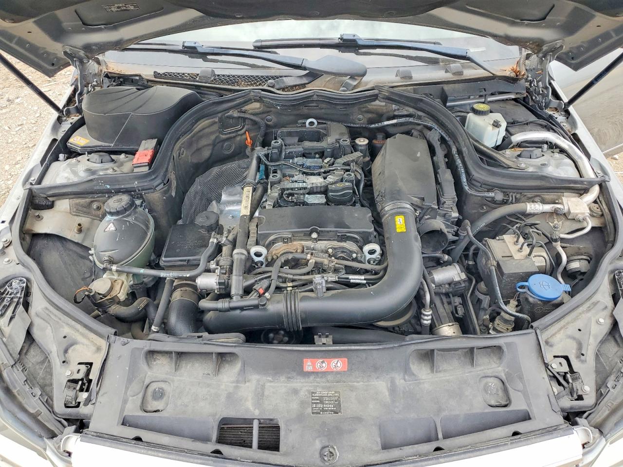 2013 Mercedes-benz C 250 Gray vin: WDDGF4HB0DR300591