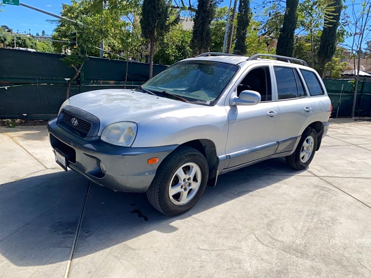 2001 Hyundai Santa Fe Gl Silver vin: KM8SC83D01U126863