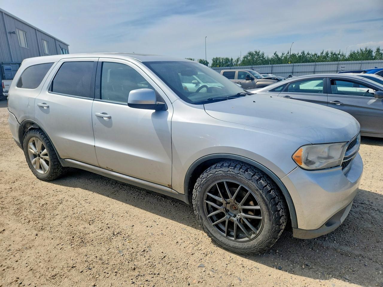 2011 Dodge Durango Express Silver vin: 1D4RE2GG1BC616043
