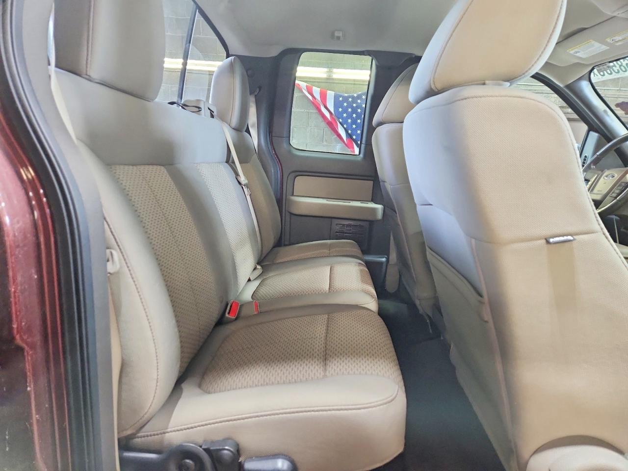 2010 Ford F150 Super Cab Burgundy vin: 1FTEX1E82AFD75487