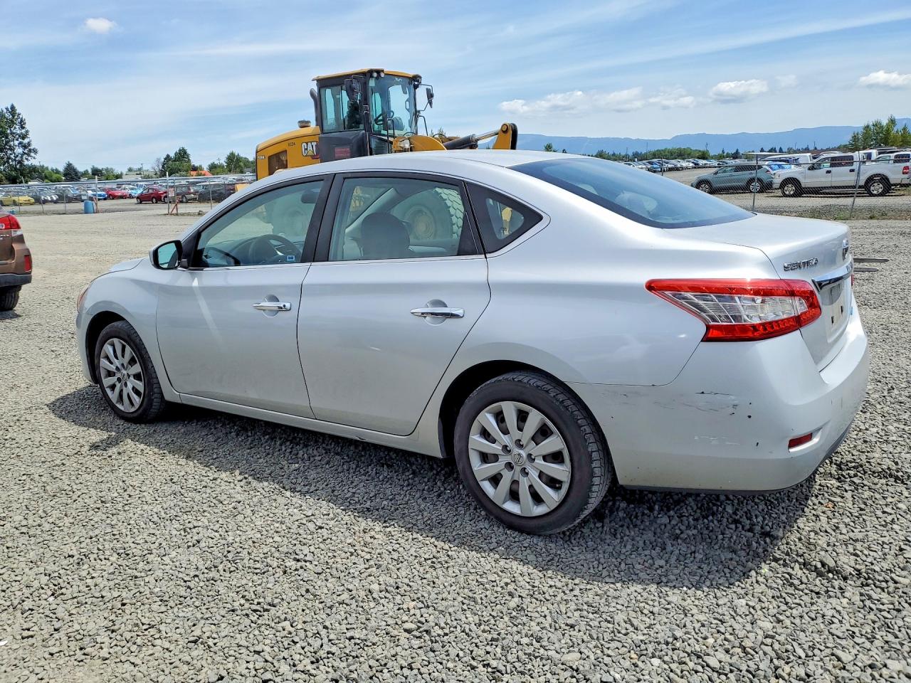 2013 Nissan Sentra Sv Silver vin: 1N4AB7AP0DN903282