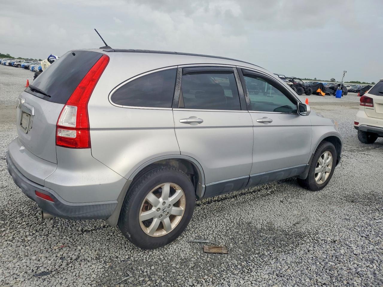 2009 Honda Cr-v Exl Silver vin: JHLRE38739C011133
