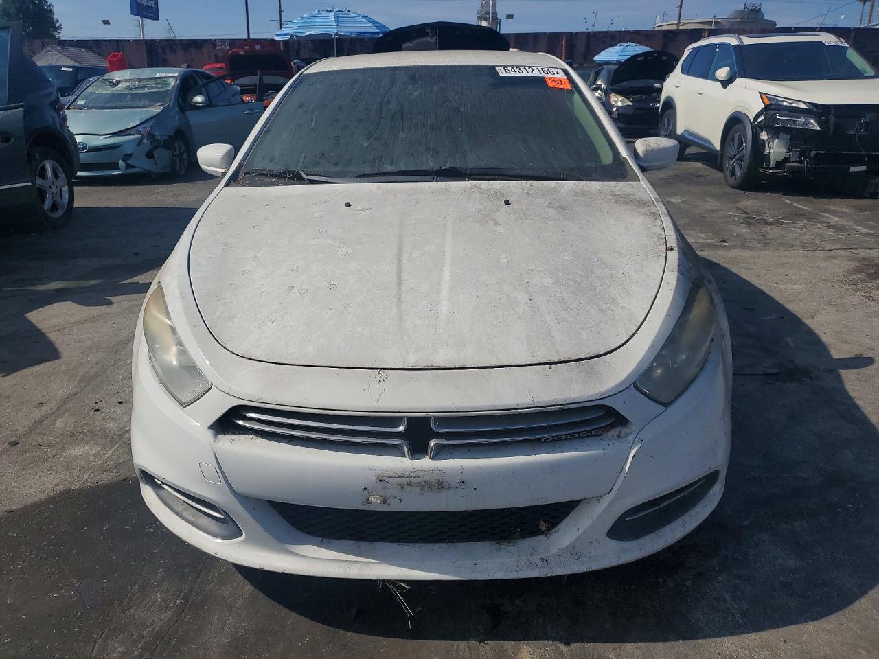 2015 Dodge Dart Se Aero Белый vin: 1C3CDFDH6FD405676