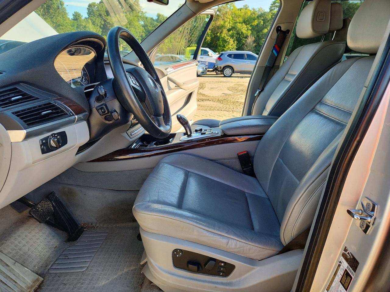 2009 Bmw X5 Xdrive48i Silver vin: 5UXFE83569L310021