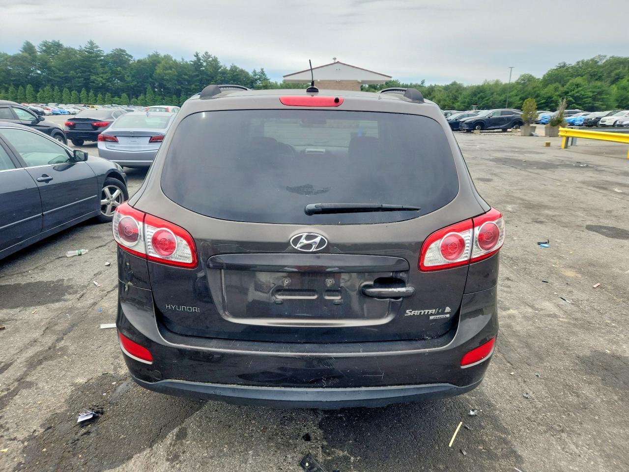 2011 Hyundai Santa Fe Gls Brown vin: 5XYZGDAB7BG065824