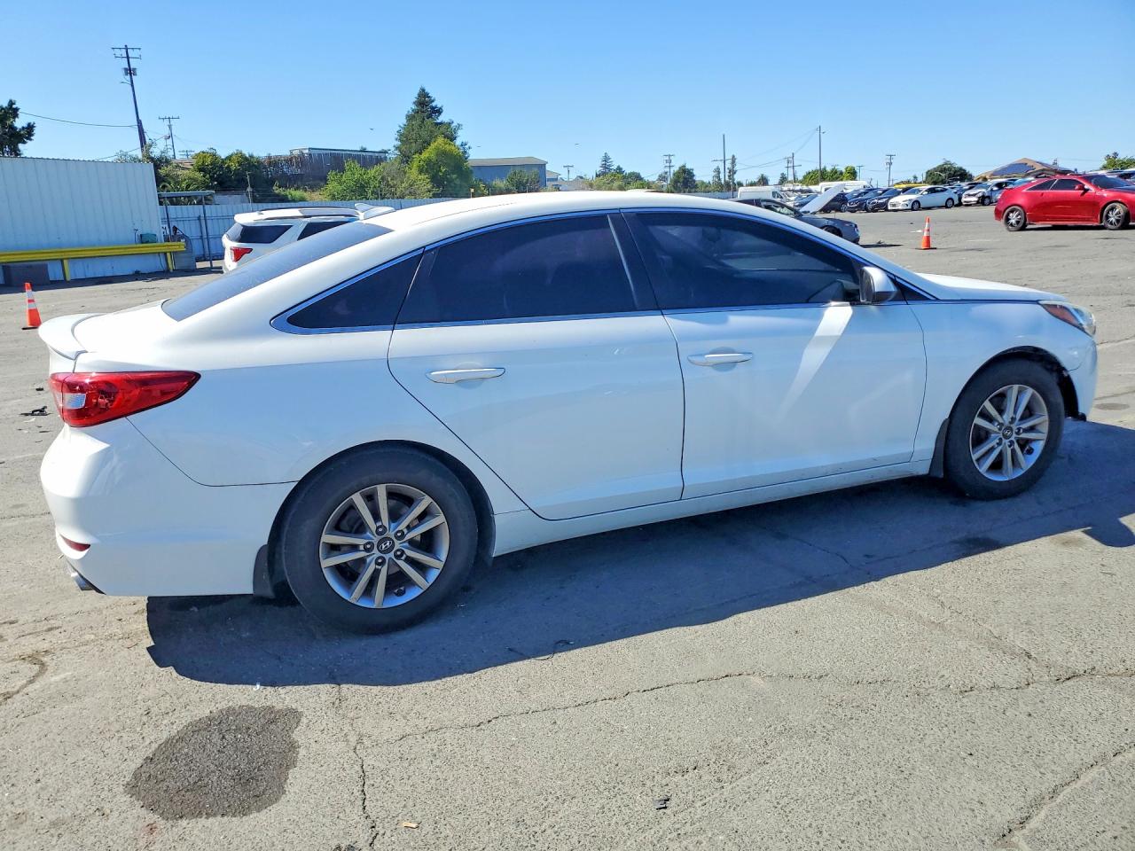 2017 Hyundai Sonata Se Белый vin: 5NPE24AF3HH470242