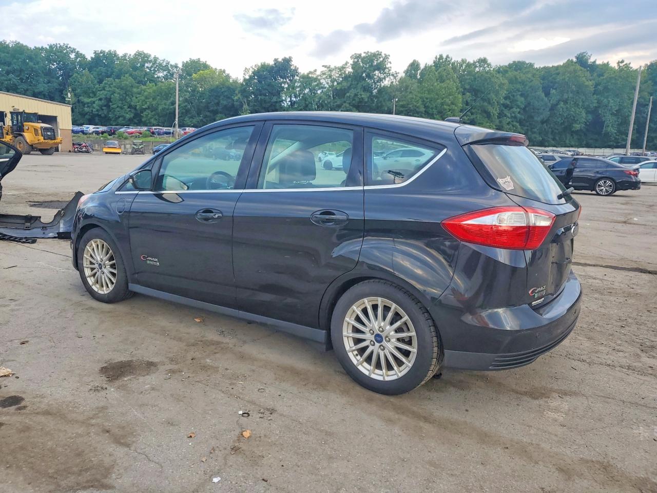 2015 Ford C-max Premium Sel Black vin: 1FADP5CU5FL118440