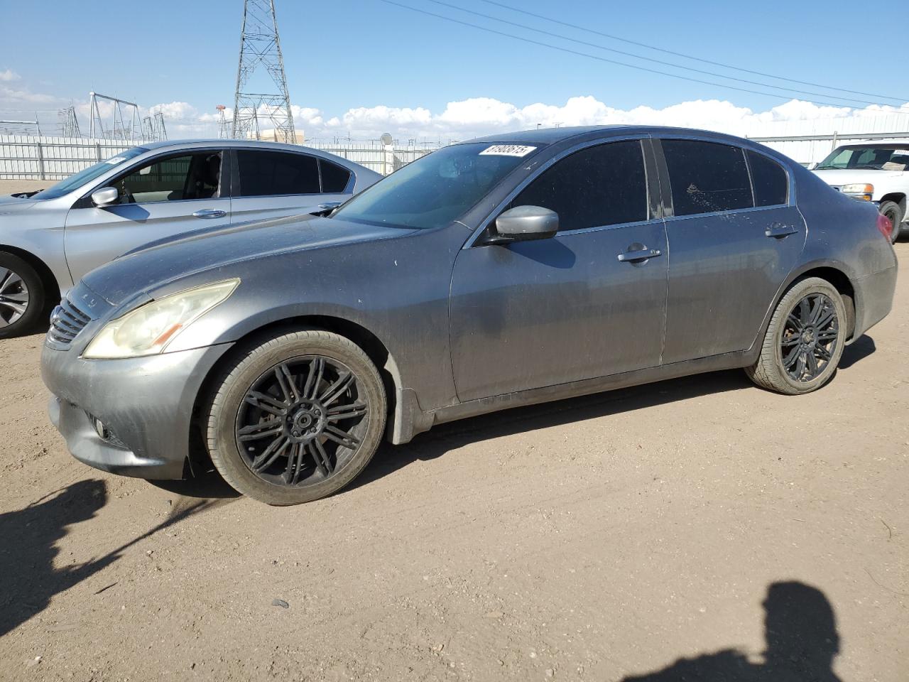 2011 Infiniti G37 Серый vin: JN1CV6AR1BM412831