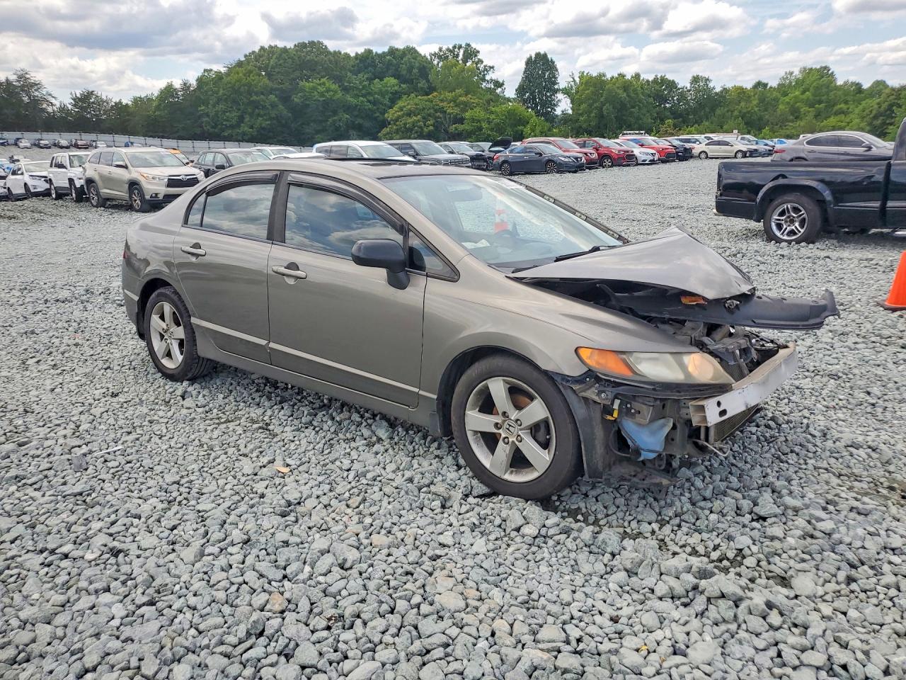 2008 Honda Civic Ex Silver vin: 1HGFA15828L024629