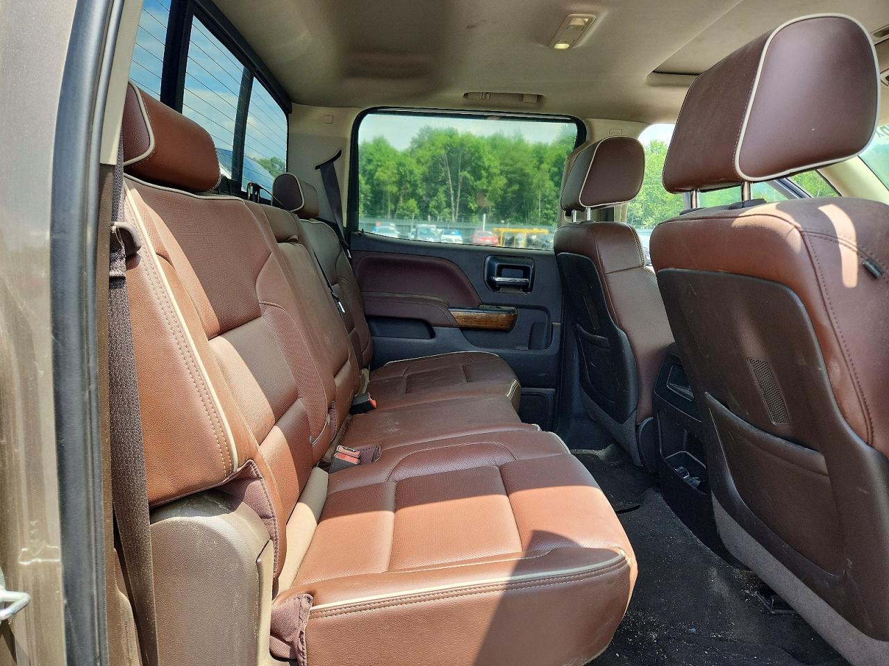 2015 Chevrolet Silverado K1500 High Country Brown vin: 3GCUKTEC4FG103135