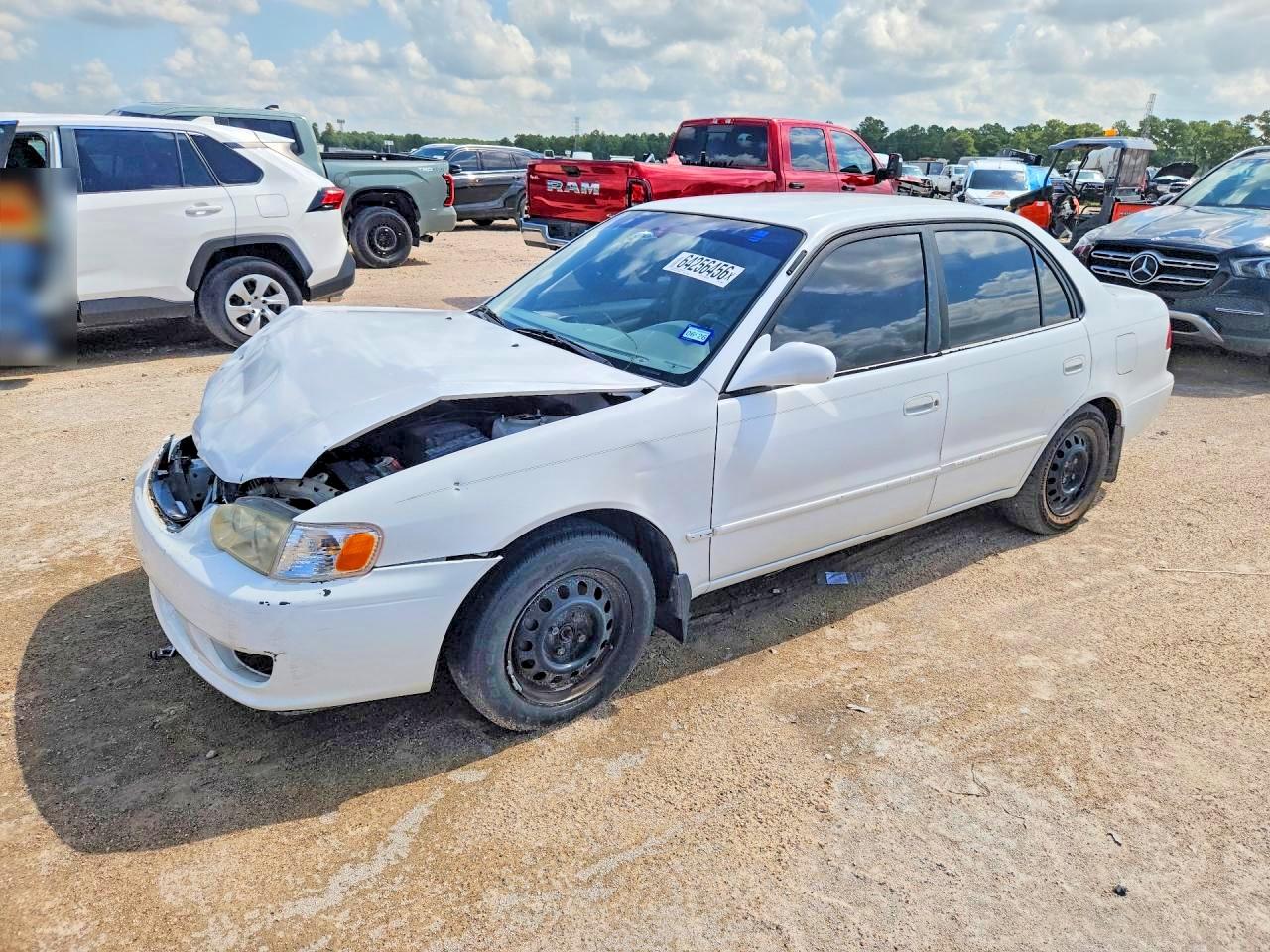 2001 Toyota Corolla Le Белый vin: 1NXBR12E61Z429520