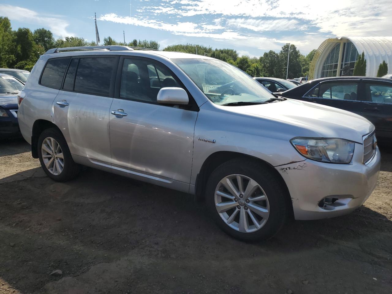 2010 Toyota Highlander Hybrid Серебряный vin: JTEBW3EH9A2046130