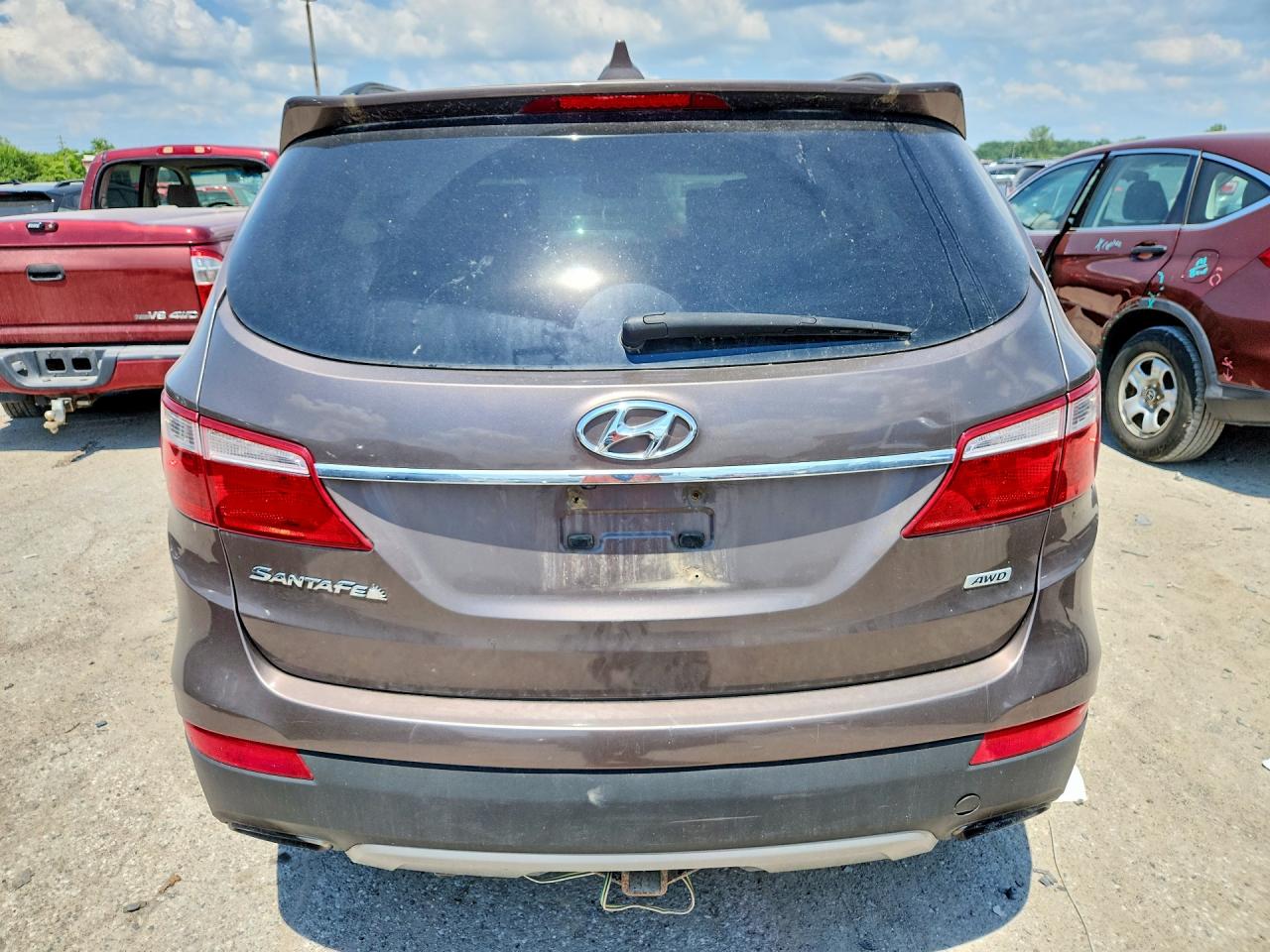 2014 Hyundai Santa Fe Gls Brown vin: KM8SMDHF9EU043986