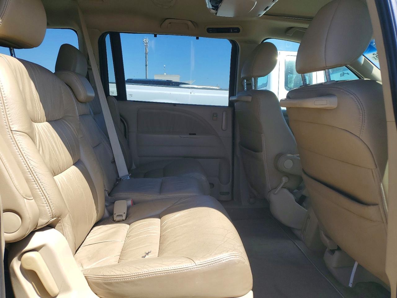 2008 Honda Odyssey Exl White vin: 5FNRL38648B112791