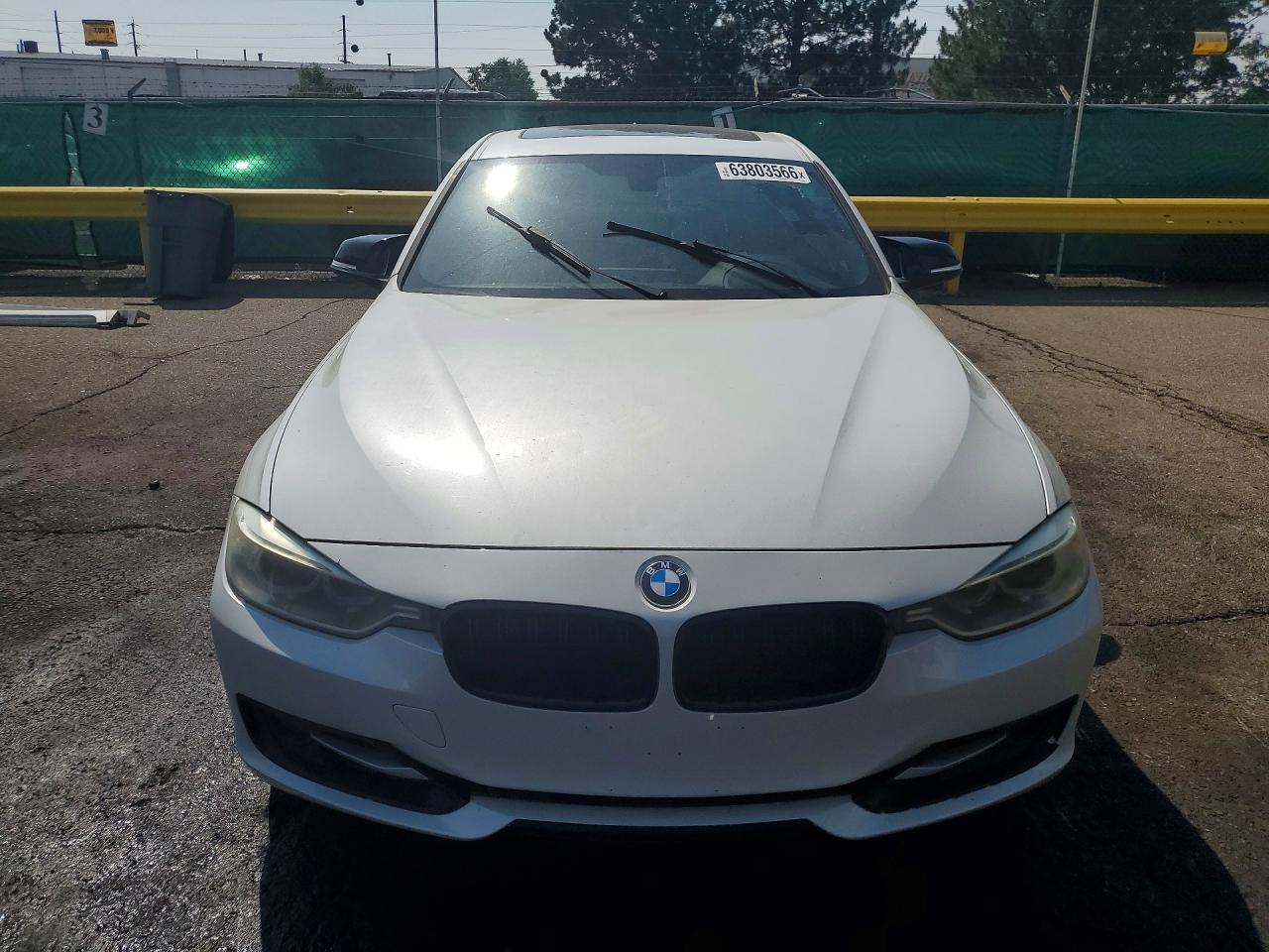 2013 Bmw 335 I White vin: WBA3A9G56DNP38083