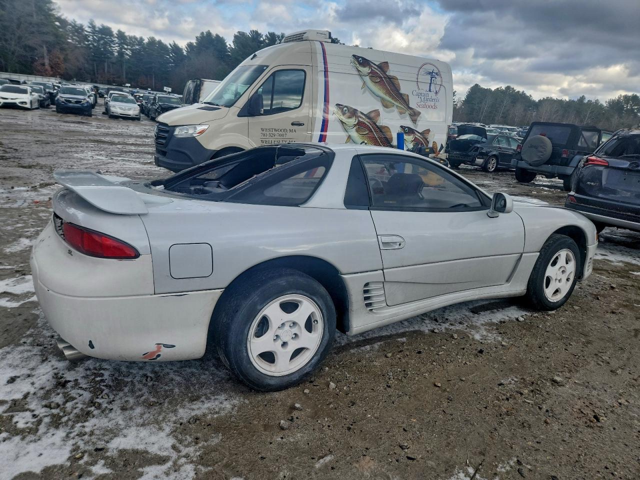 1993 Mitsubishi 3000 Gt Белый vin: JA3BM54J0PY011331