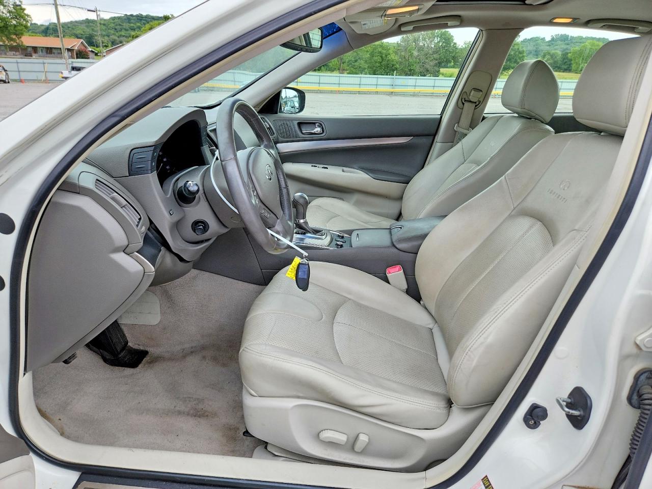 2013 Infiniti G37 Sedan X White vin: JN1CV6AR7DM357112