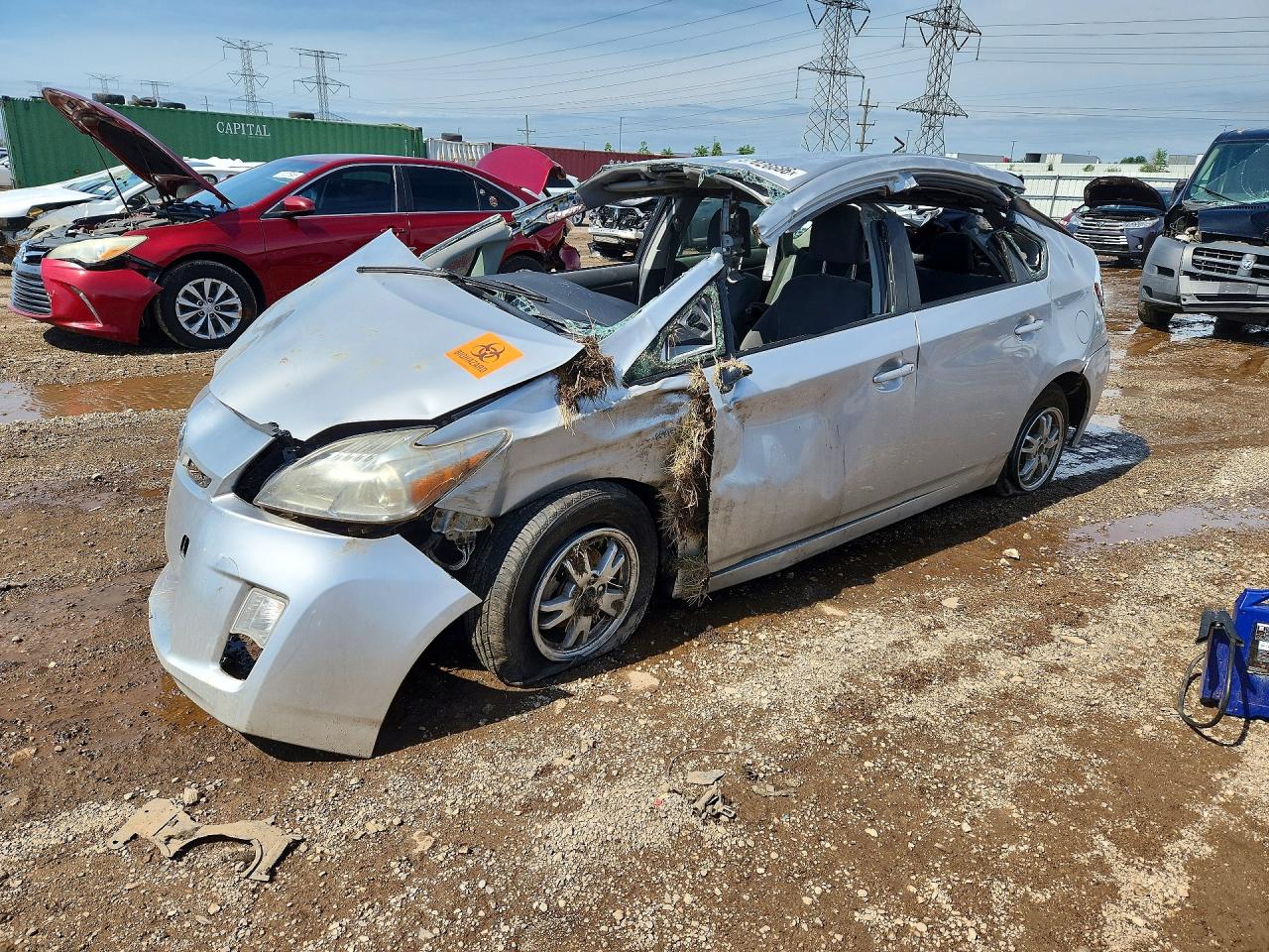 2011 Toyota Prius Two Silver vin: JTDKN3DU8B0294257
