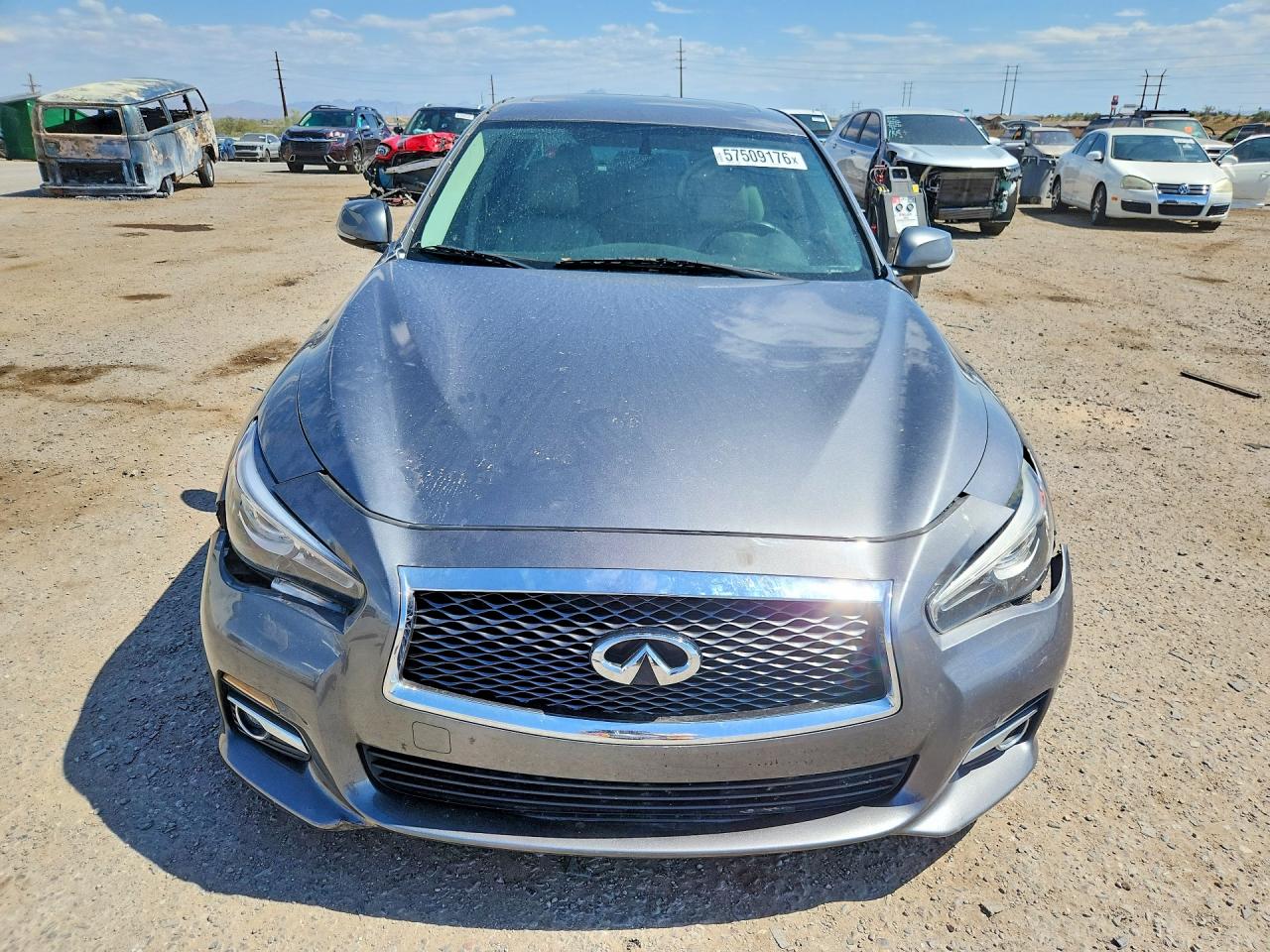 2015 Infiniti Q50 Premium Silver vin: JN1BV7AP4FM358172