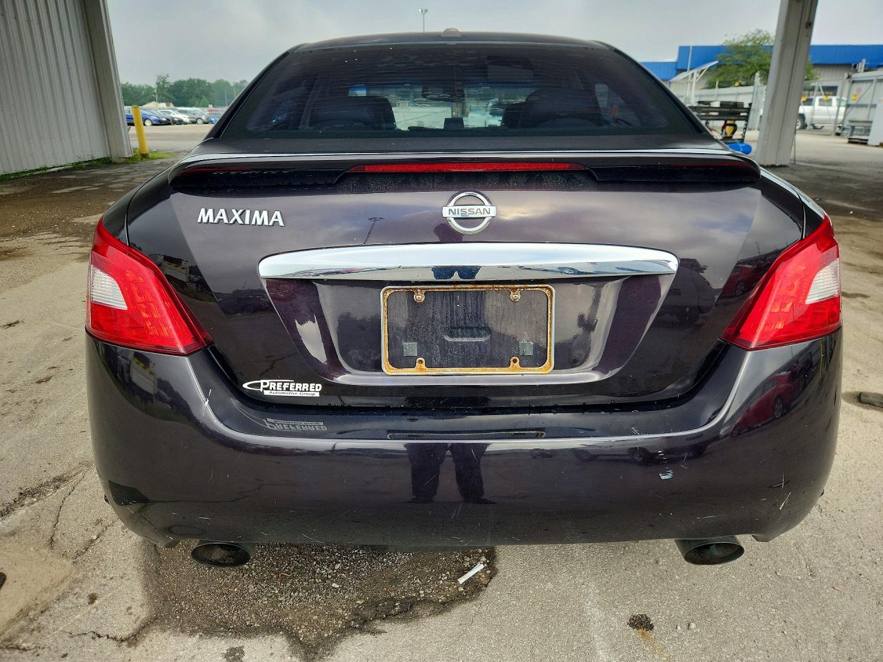 2010 Nissan Maxima 3.5 S Black vin: 1N4AA5APXAC812017