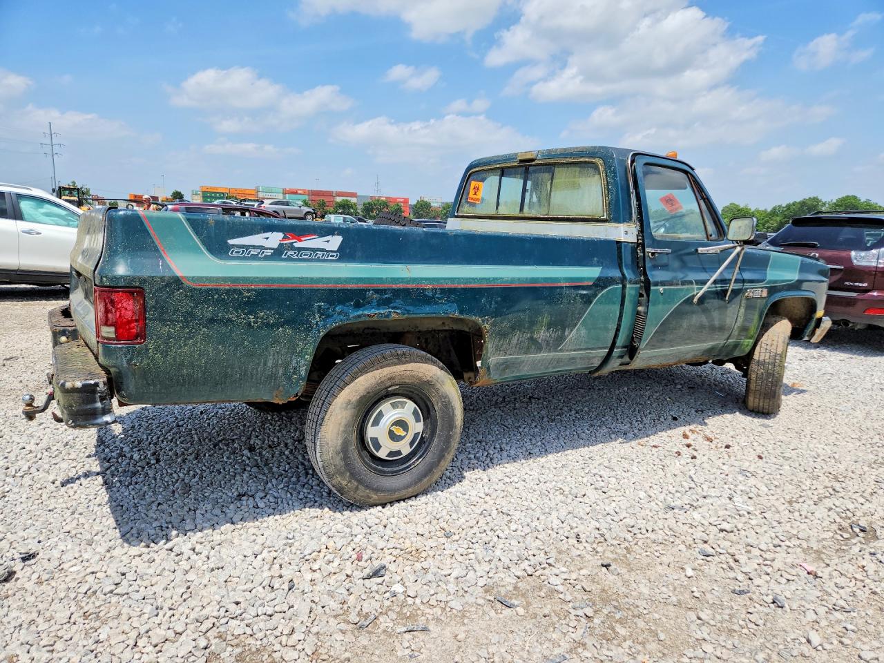 1986 Chevrolet K20 Green vin: 2GCEK24L2G1199289