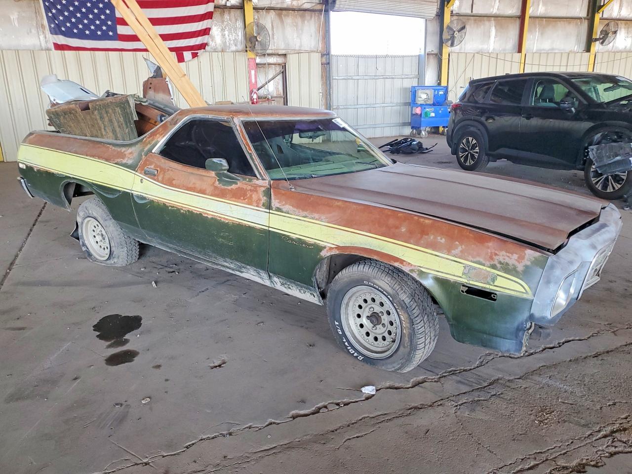 1976 Ford Ranchero Green vin: 6A485164037