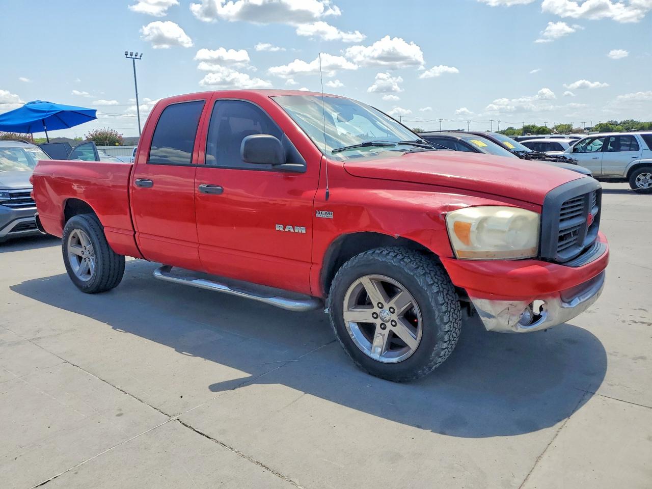 2008 Dodge Ram 1500 St Red vin: 1D7HA18278J103875