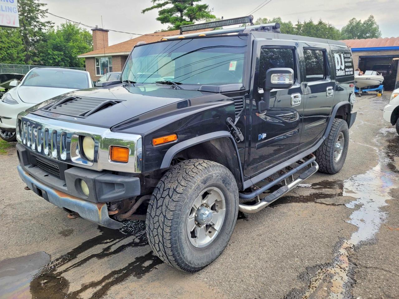 2004 Hummer H2 Black vin: 5GRGN23UX4H103507