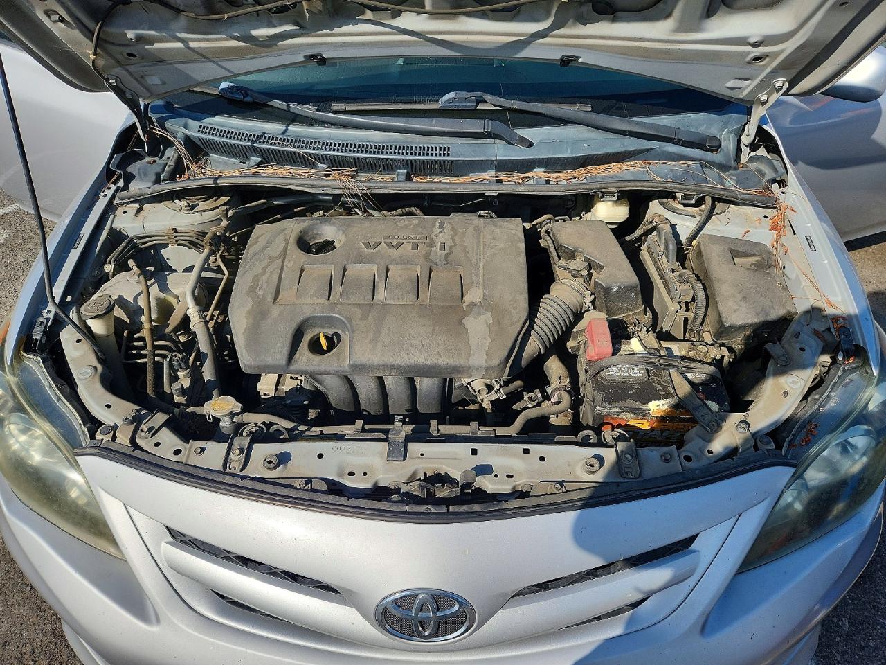 2011 Toyota Corolla S Silver vin: 2T1BU4EE5BC613698
