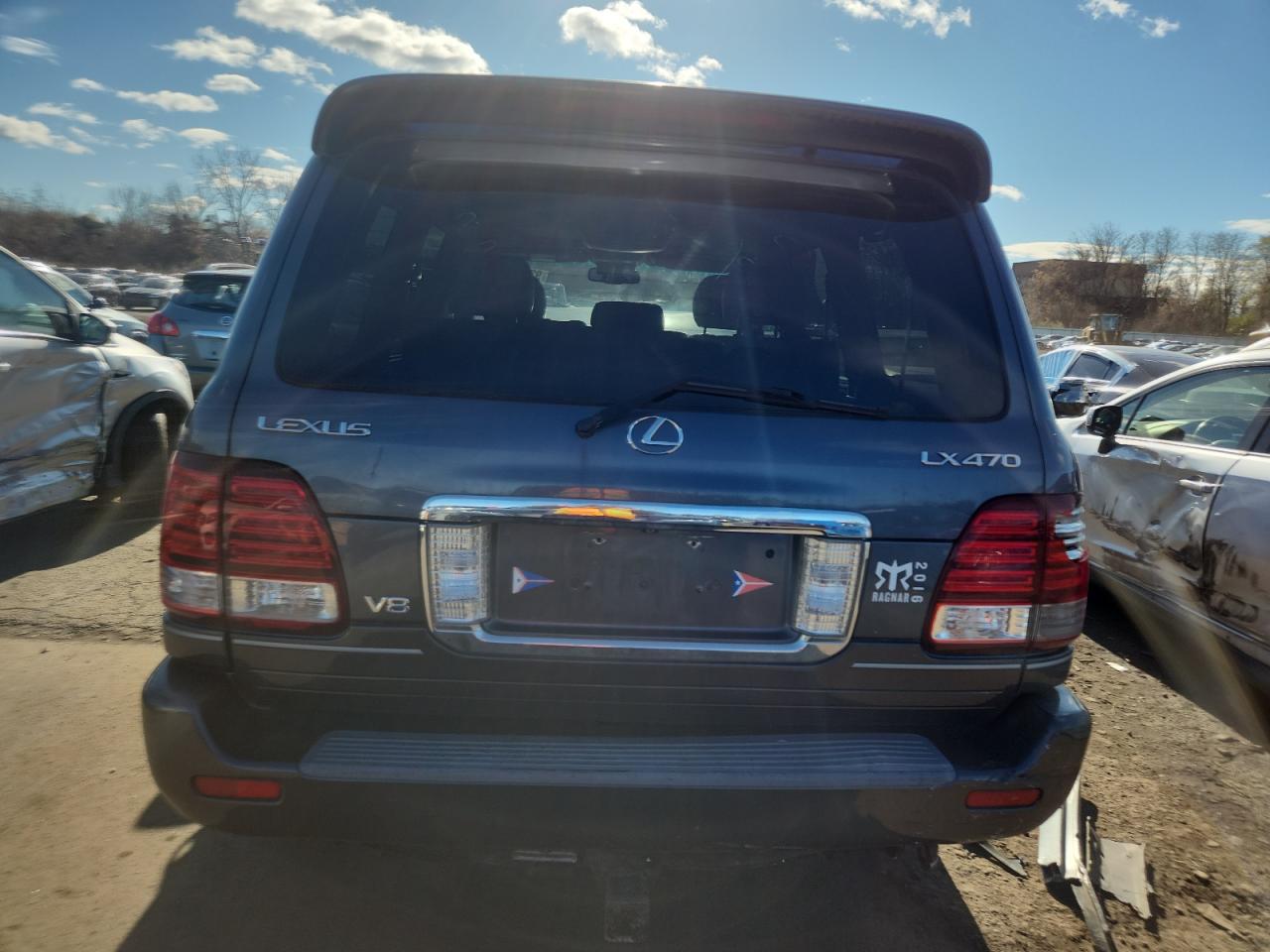 2006 Lexus Lx 470 Gray vin: JTJHT00W164005933
