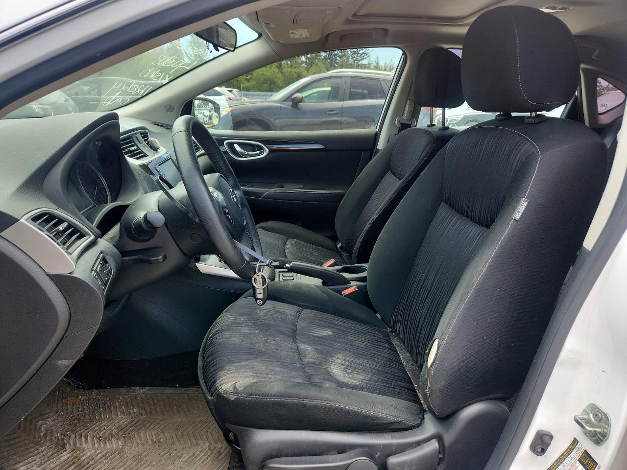 2019 Nissan Sentra S White vin: 3N1AB7AP8KY403108