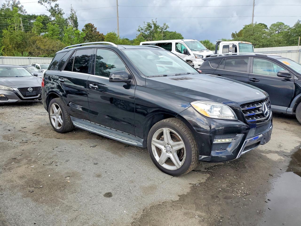 2015 Mercedes-benz Ml 400 4matic Black vin: 4JGDA5GB3FA546177