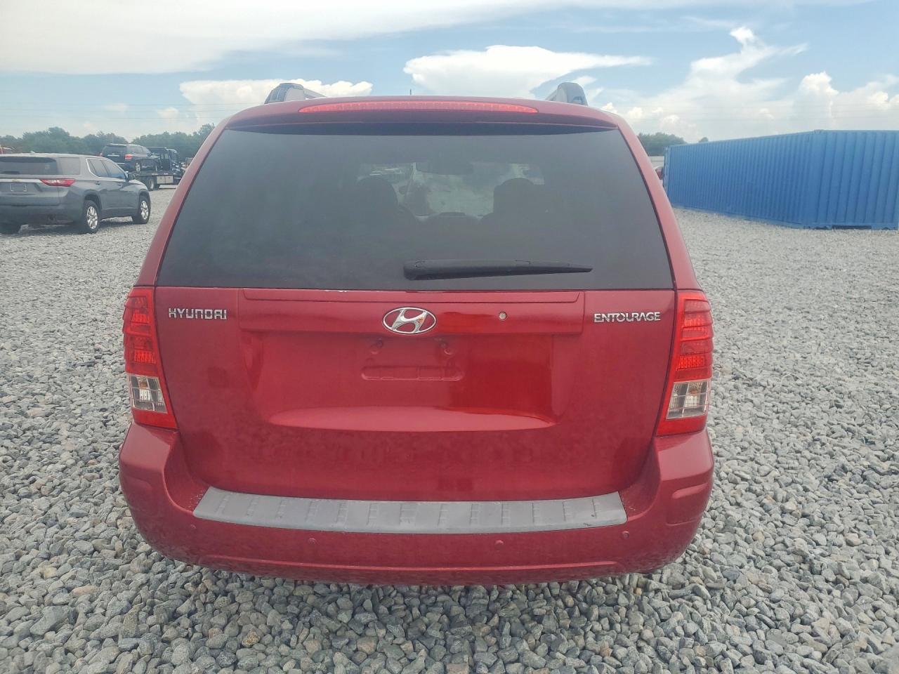 2008 Hyundai Entourage Gls Red vin: KNDMC233486050922