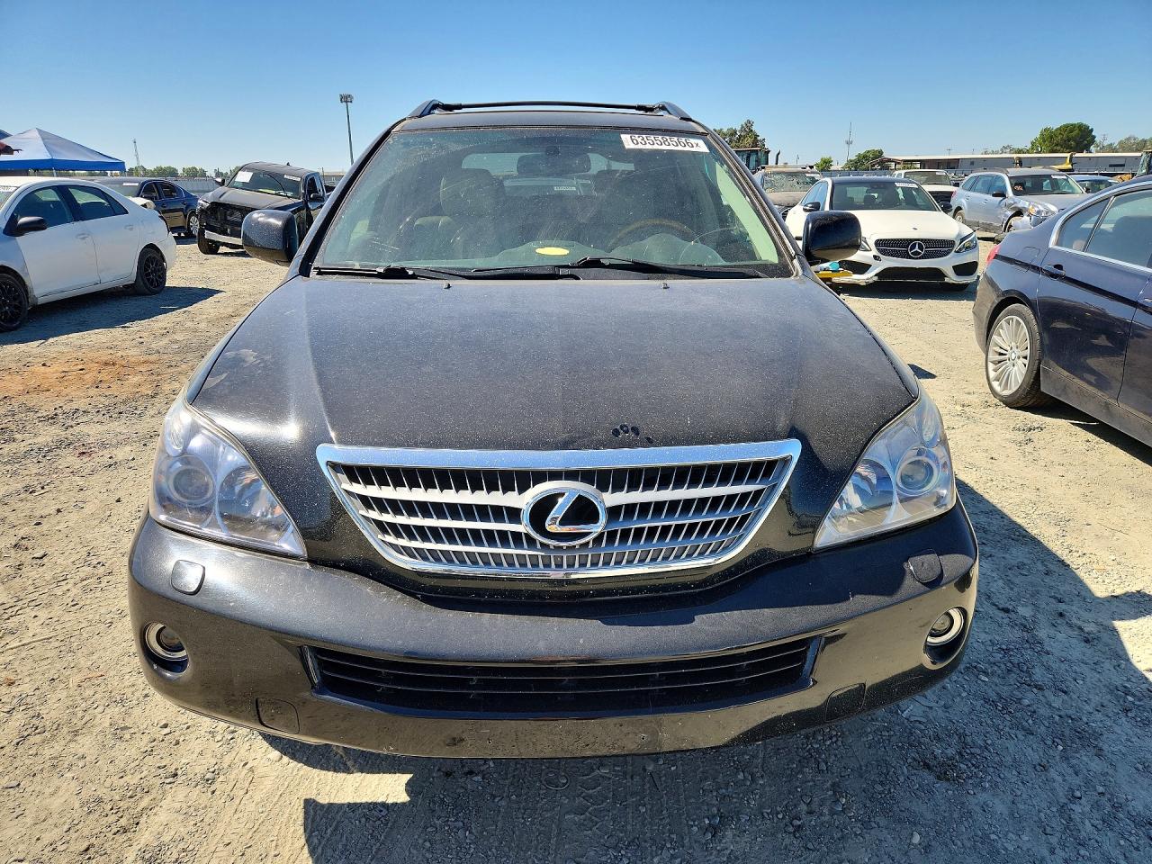 2008 Lexus Rx 400h Black vin: JTJHW31U882856227