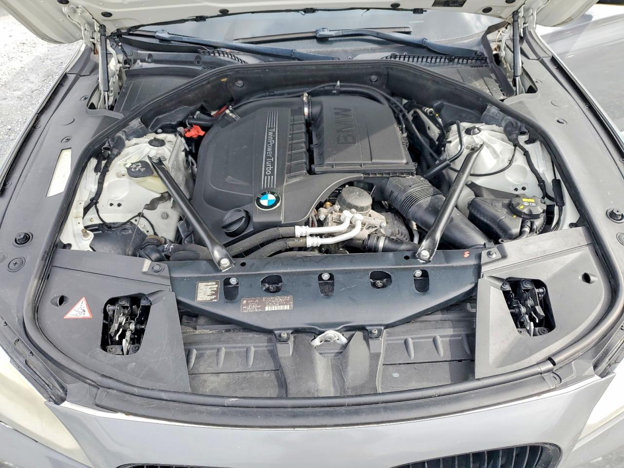 2015 Bmw 740 Li Gray vin: WBAYE4C57FD139009