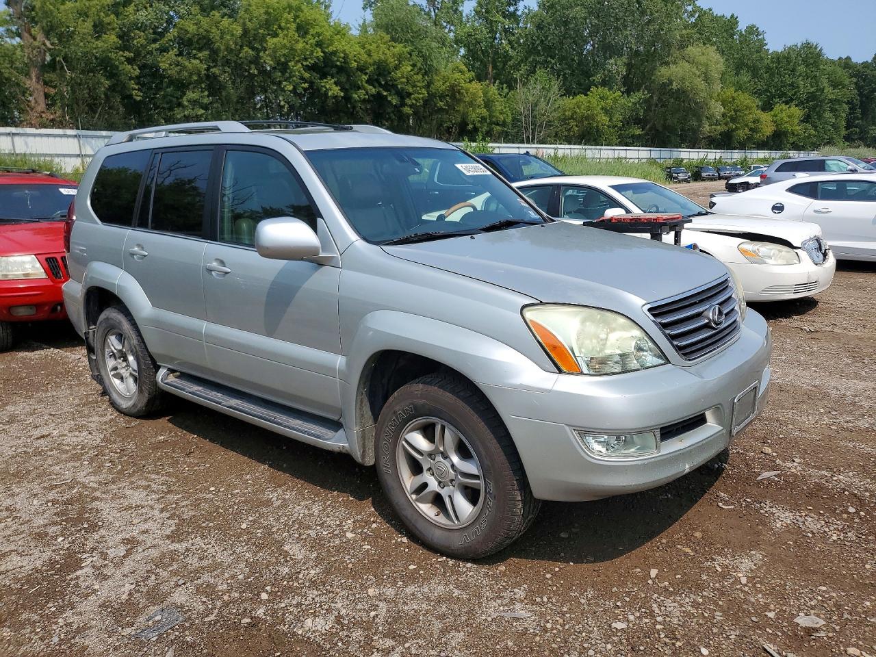 2005 Lexus Gx 470 Silver vin: JTJBT20X650072138