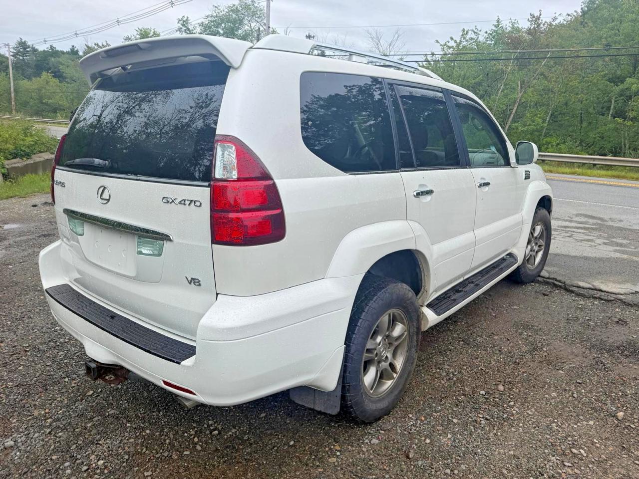 2009 Lexus Gx 470 White vin: JTJBT20X490178397