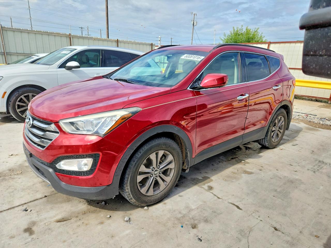 2013 Hyundai Santa Fe Sport 2.4l Red vin: 5XYZU3LB6DG037418