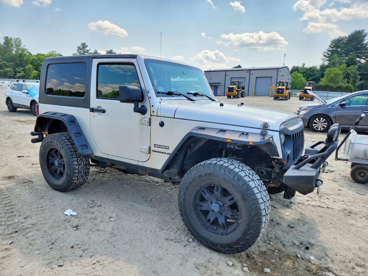 2010 Jeep Wrangler Sport Серебряный vin: 1J4AA2D16AL229826