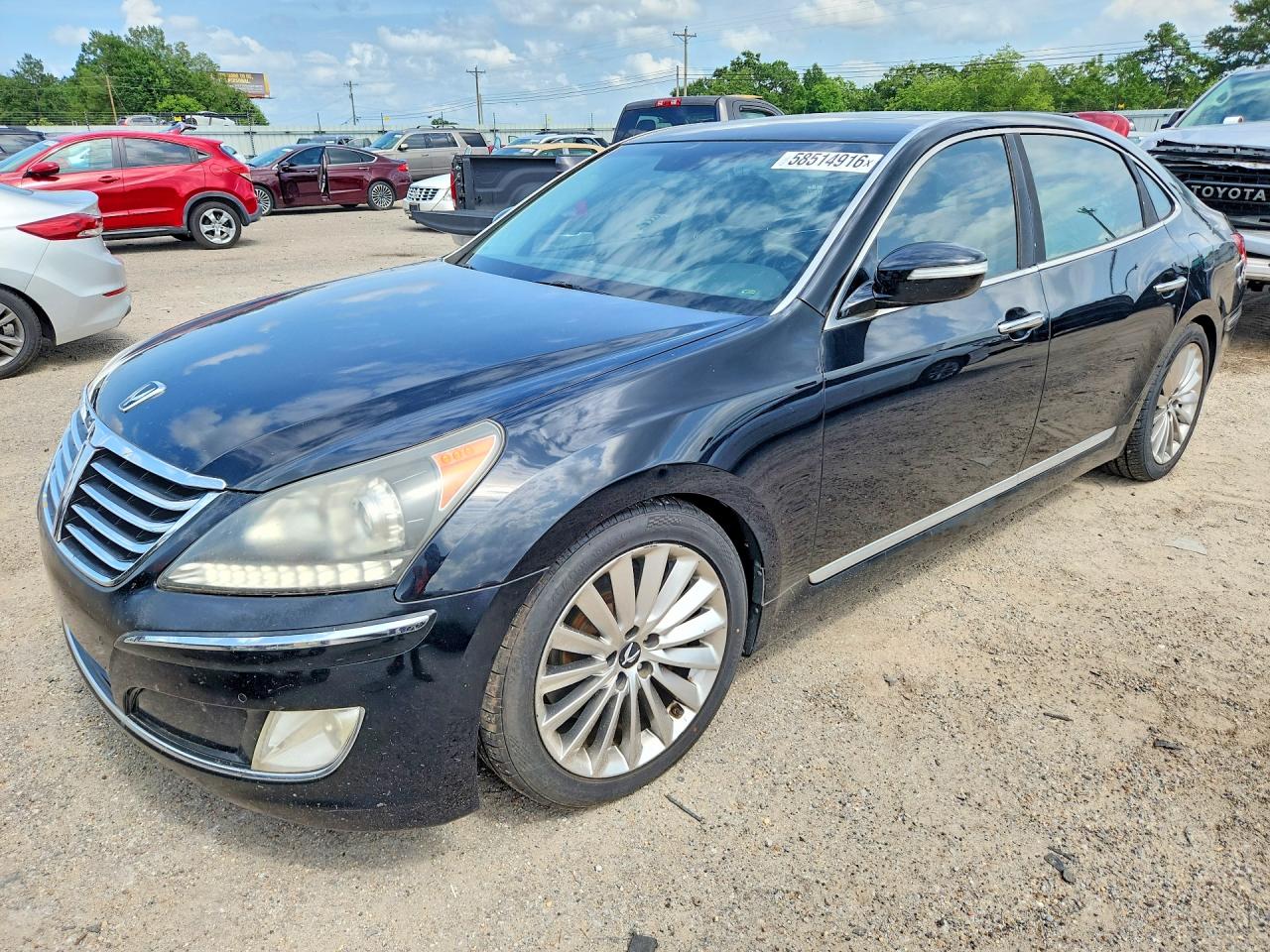2012 Hyundai Equus Signature Black vin: KMHGH4JHXCU052179