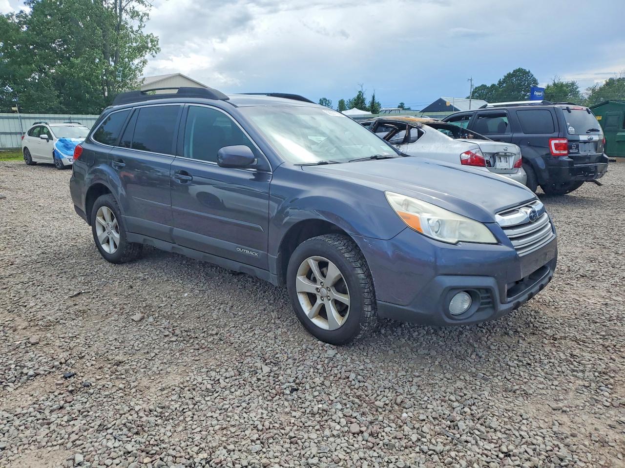 2013 Subaru Outback 2.5i Premium Gray vin: 4S4BRBCCXD3227731