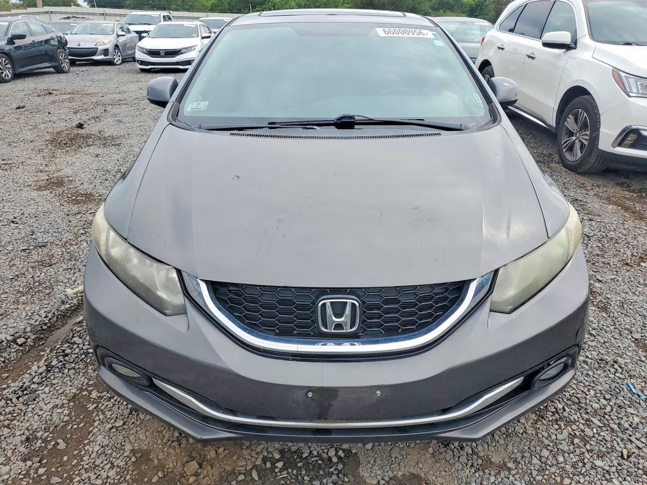 2013 Honda Civic Exl Gray vin: 19XFB2F99DE213547