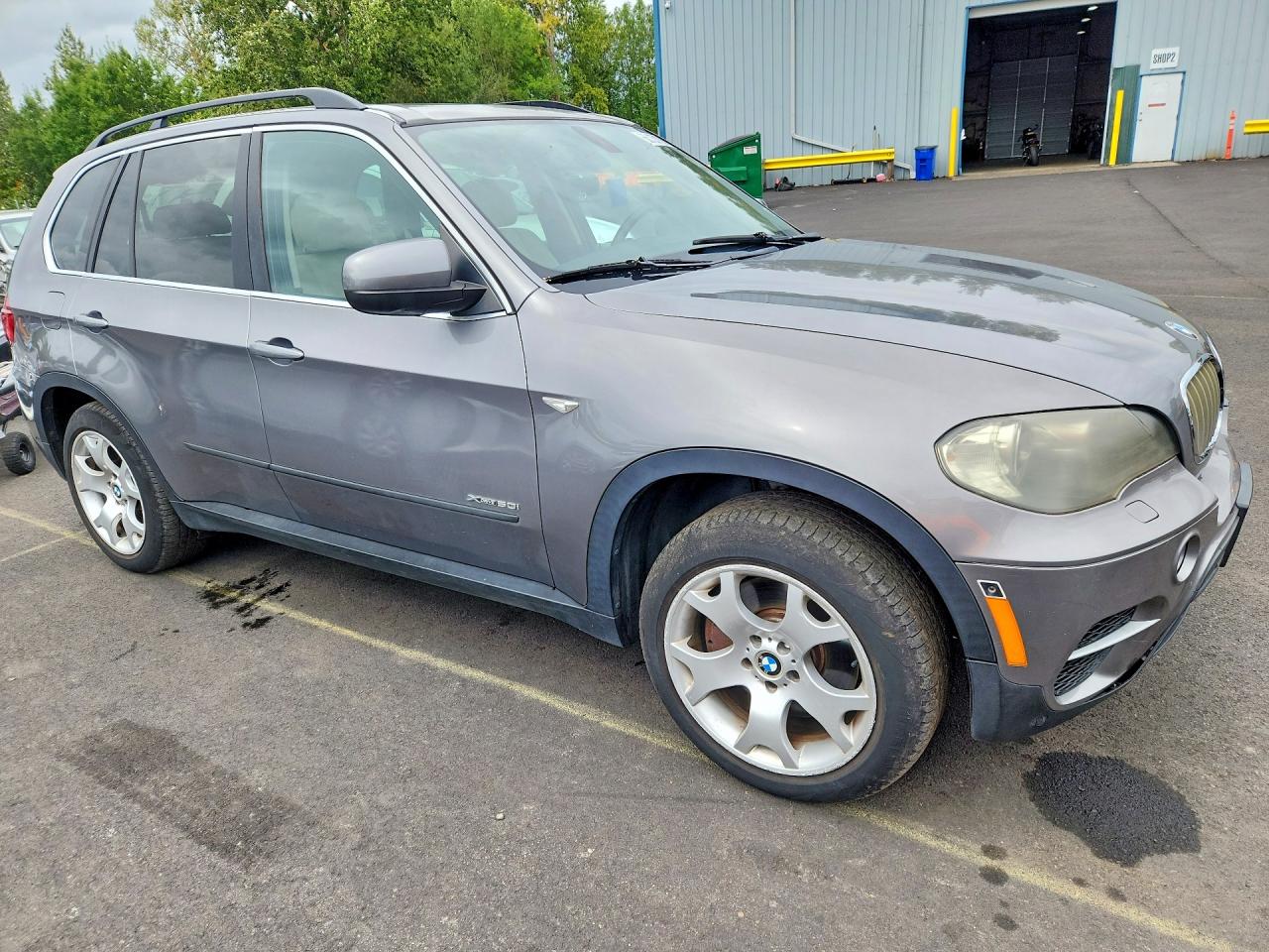 2011 Bmw X5 Xdrive50i Silver vin: 5UXZV8C5XBL421531