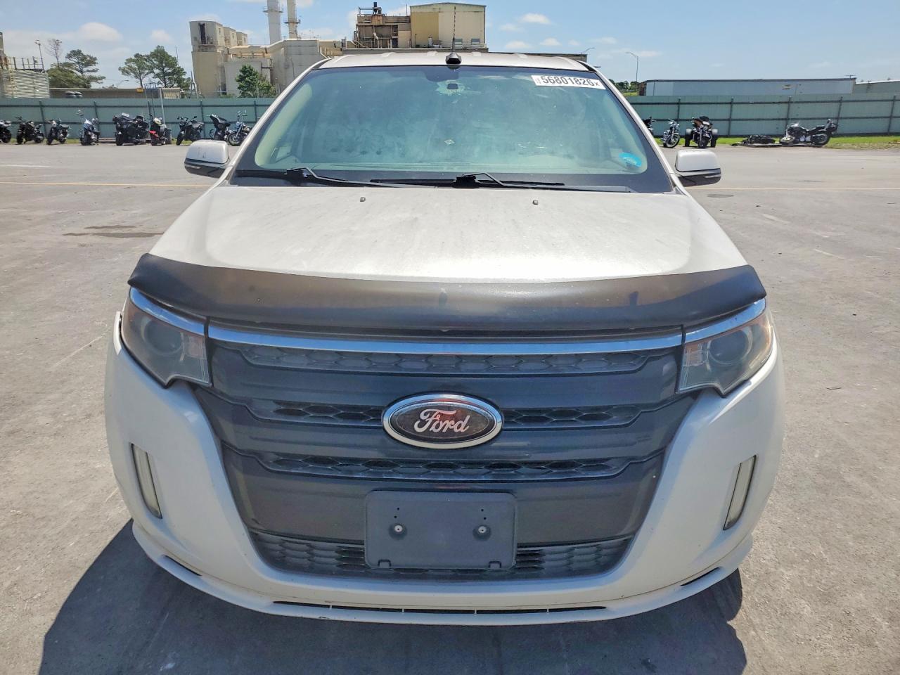 2013 Ford Edge Sport White vin: 2FMDK4AK8DBC77997