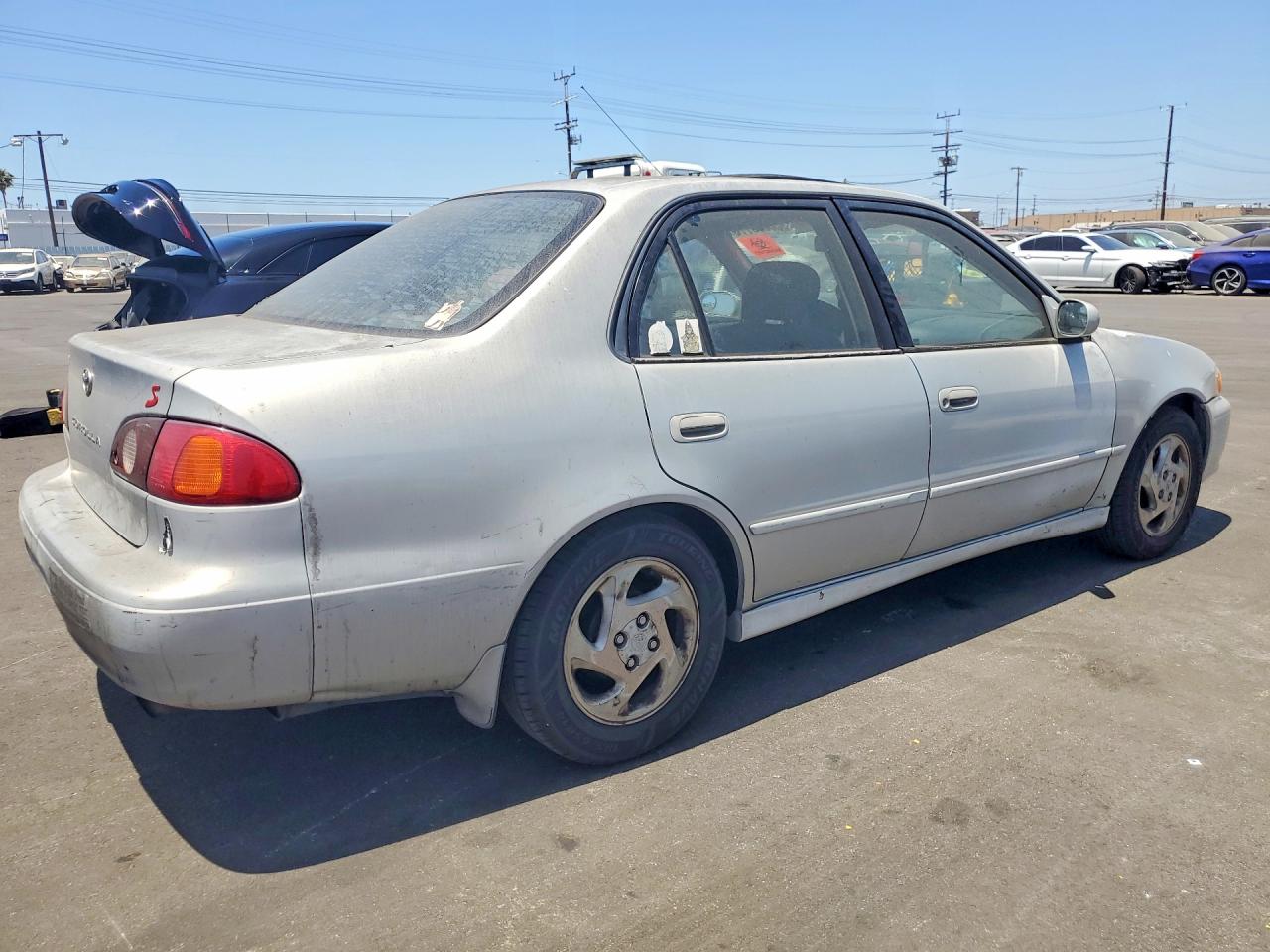 2001 Toyota Corolla S Серебряный vin: 1NXBR12E81Z524497