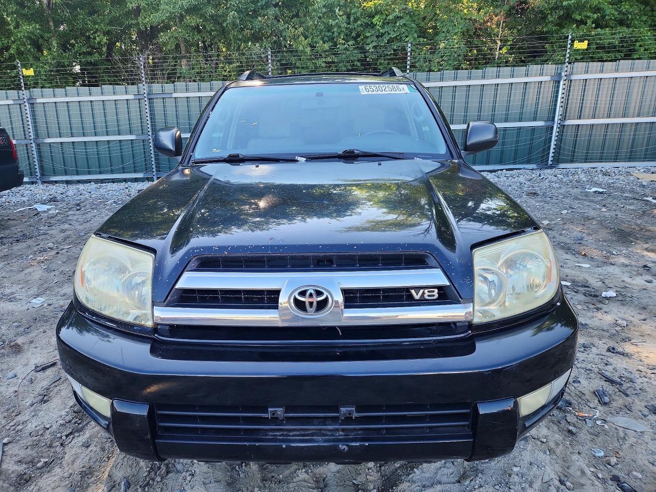 2005 Toyota 4runner Sr5 Black vin: JTEBT14RX58027189