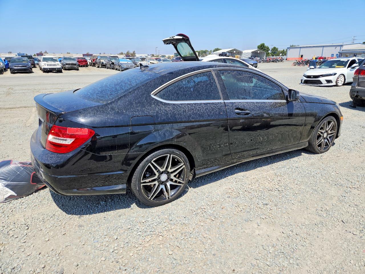 2013 Mercedes-benz C 250 Black vin: WDDGJ4HBXDF994187