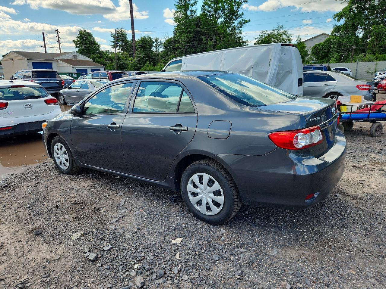 2013 Toyota Corolla L Gray vin: 2T1BU4EE2DC960781